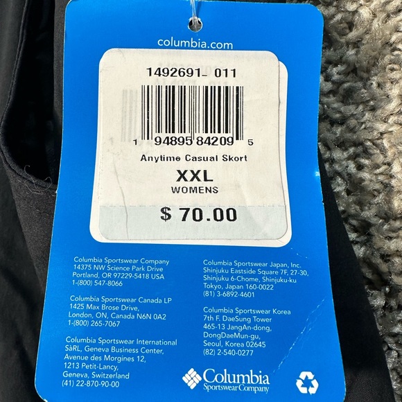 NWT Columbia Women's Anytime Casual Skort Size XXL - Picture 6 of 7